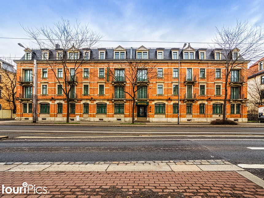 Außenansicht des Hotels Amadeus Dresden