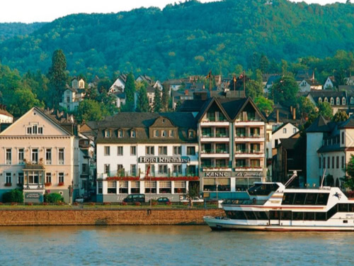 Außenansicht vom Hotel Rheinlust in Boppard