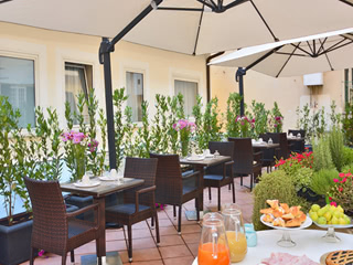 Hotel Apogia Lloyd -Rom/Italien-Wintergarten