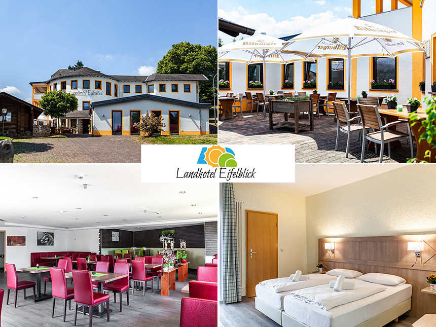 Eifel - Landhotel Eifelblick - 4 Tage für Zwei inkl. Halbpension