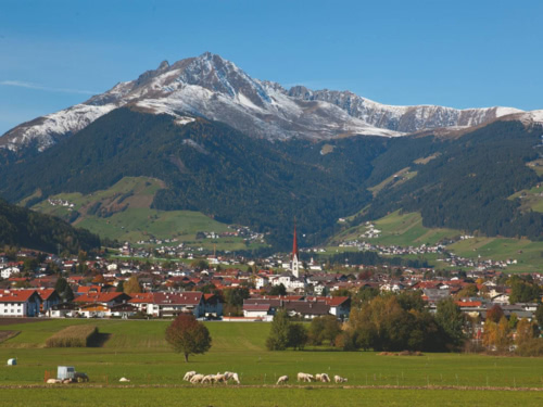 Panoramablick von Axams