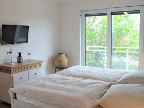 hell und freundliches Doppelzimmer in der Fewo Fit und Vital